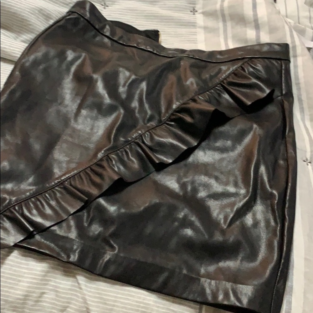Dynamite leather skirt
